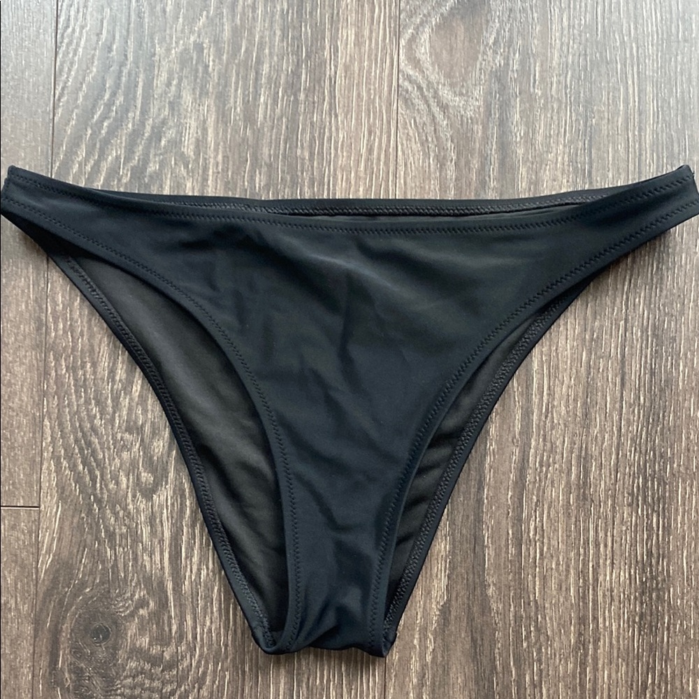Aerie Black Classic Bikini Bottom